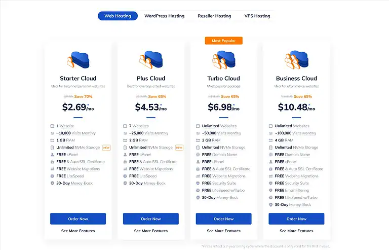 Hosting Plans & Pricing